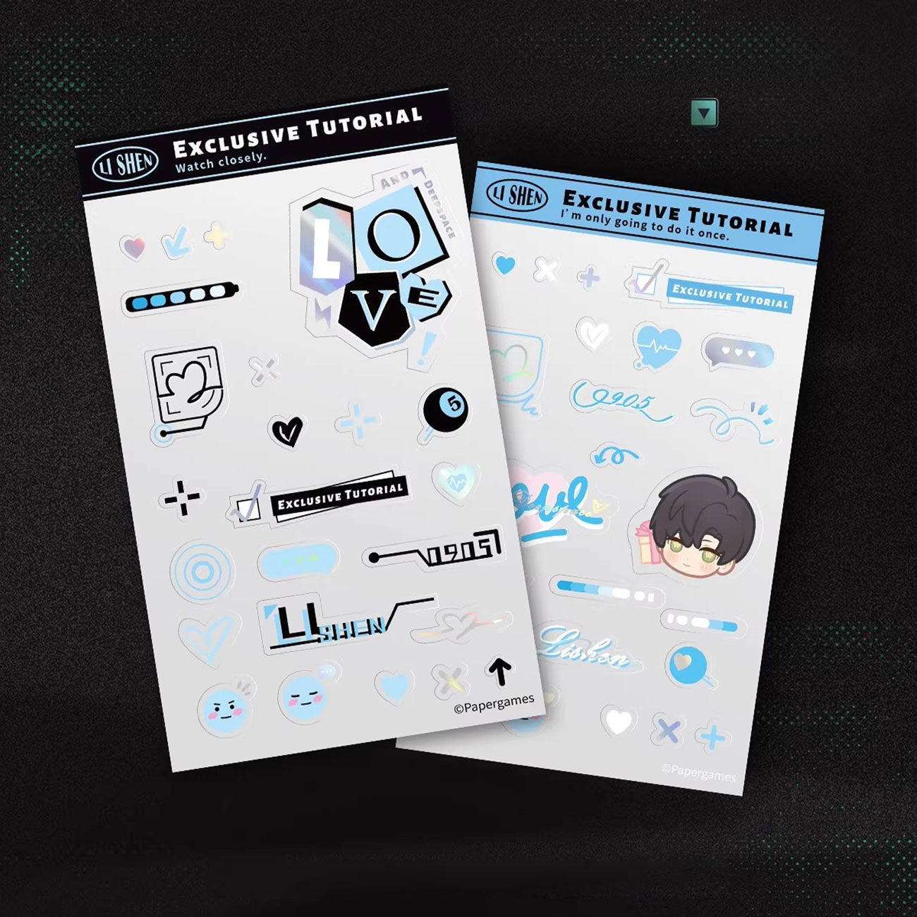 *Official* Unbalanced Heartbeat Series – Photo Card Sticker Set (Early Edition)