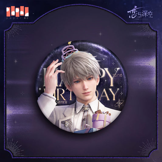 *Official* Xavier 2024 Birthday Series – Round Pin