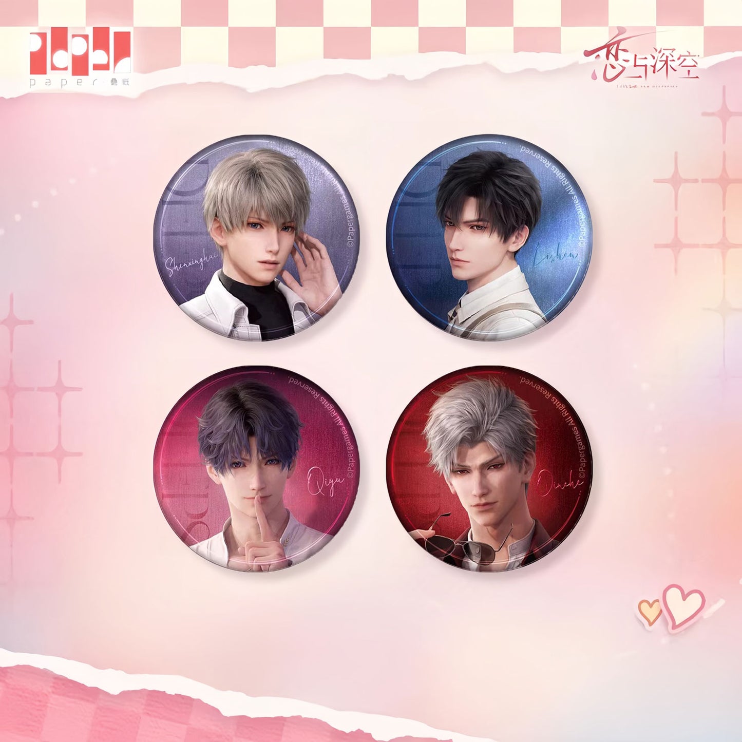 *Official* Heart Whispers Series – Round Pin