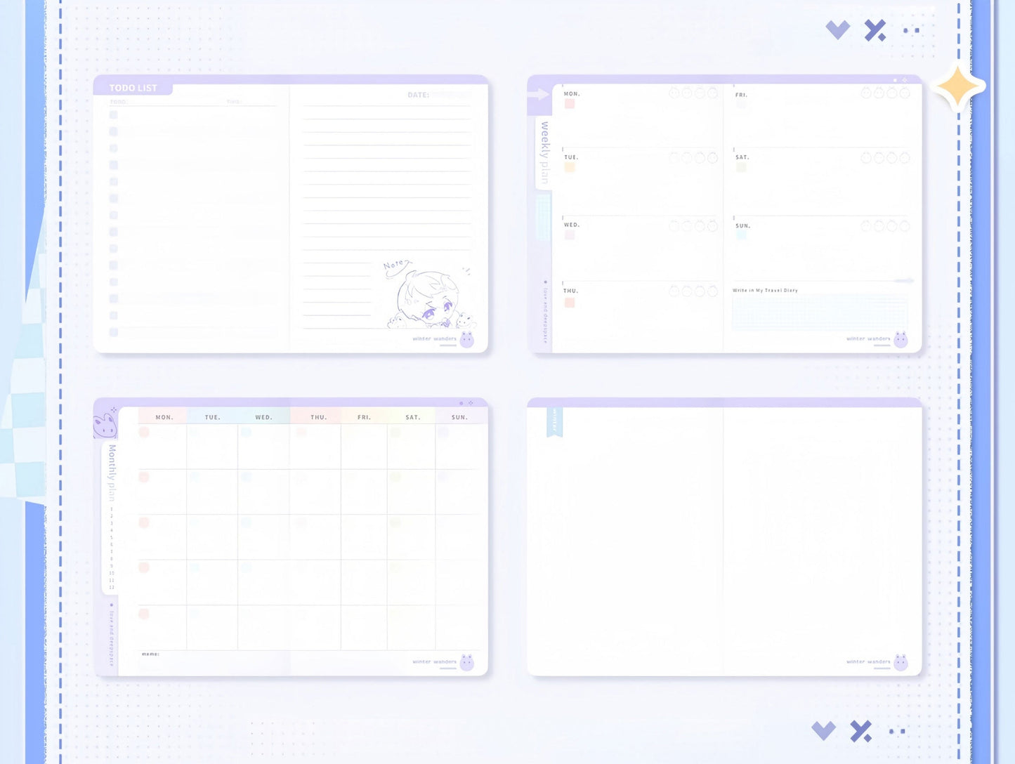 *Official* *Preorder* Traces Of Winter Series – Pocket Planner