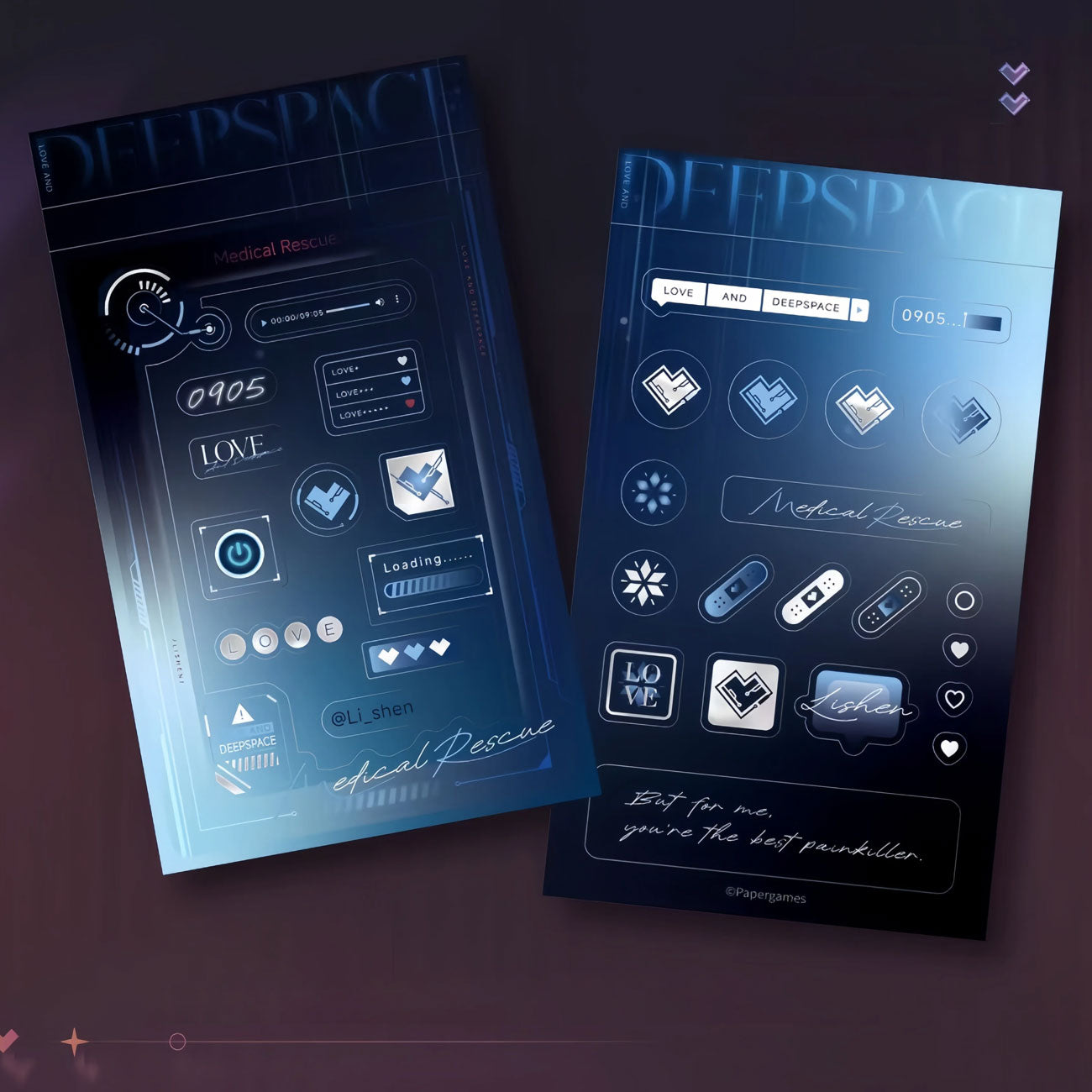*Official* Tender Whisper Series – Photo Card Sticker Set
