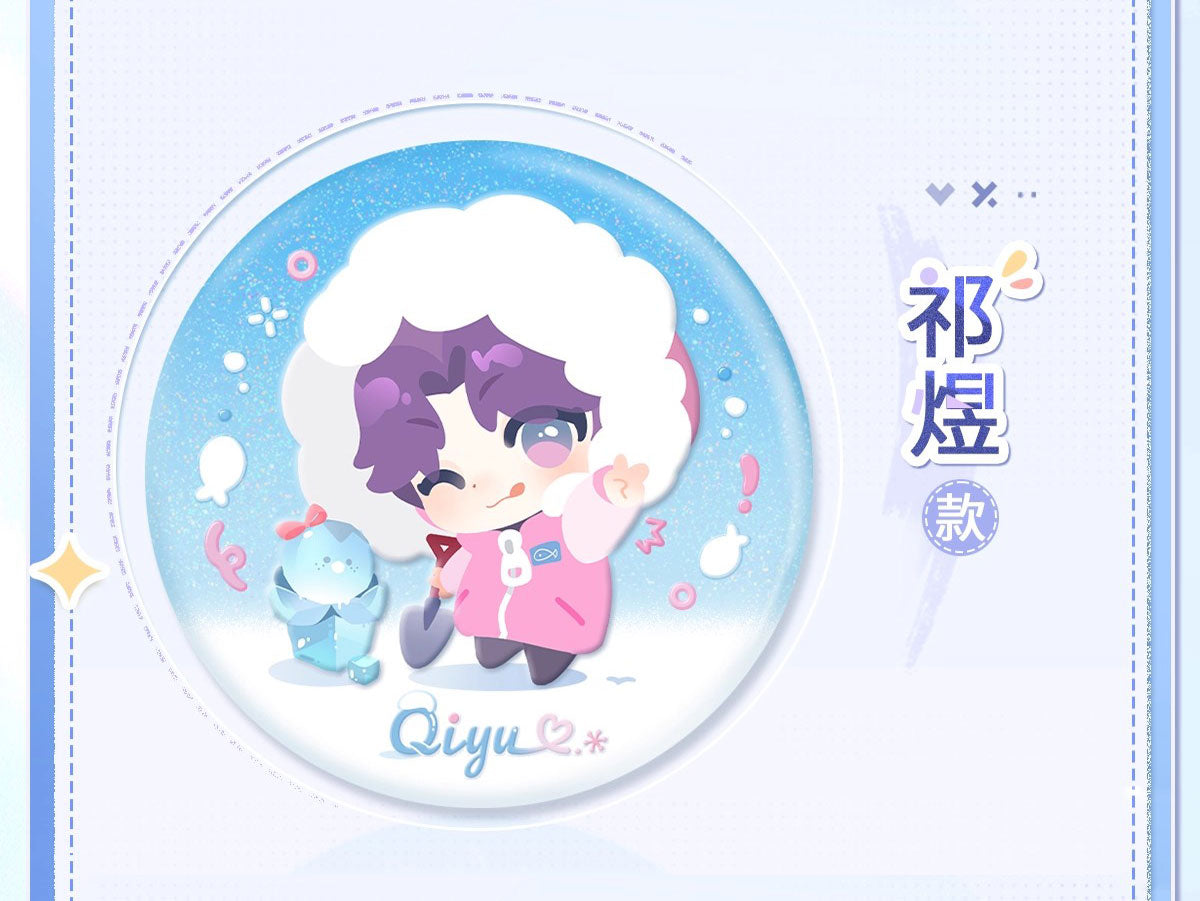 *Official* *Preorder* Traces Of Winter Series – Chibi Round Pin