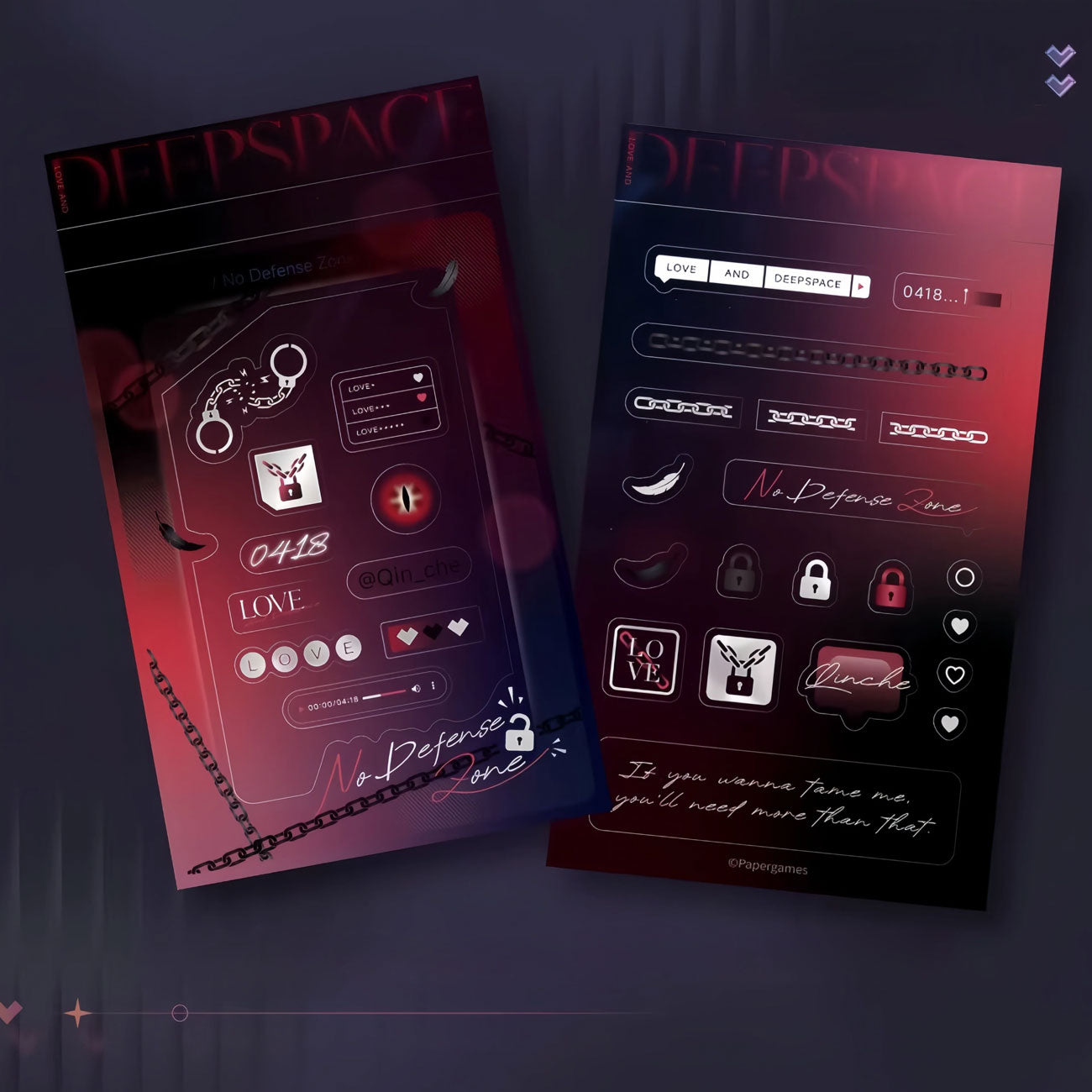 *Official* Tender Whisper Series – Photo Card Sticker Set