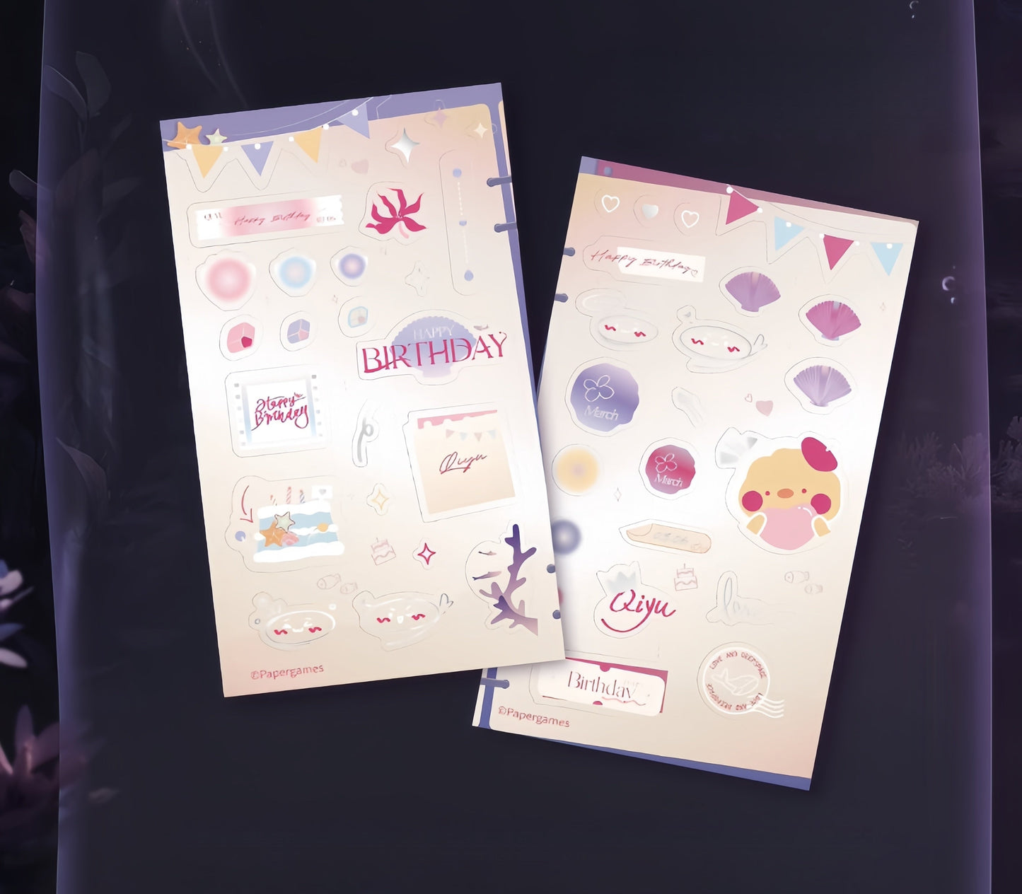 *Official* *Preorder* Rafayel 2025 Birthday Series – Photo Card Sticker Set